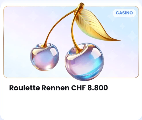 Roulette Rennen CHF 8.800